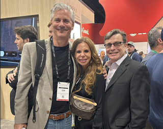 (Left to right) John Sciacca, a principal with Custom Theater and Audio, in South Carolina, Melissa Andresko, chief corporate brand ambassador at Lutron Electronics, Anthony Savona is the content director for Residential Systems and the VP/content creation for Future plc’s B2B titles.