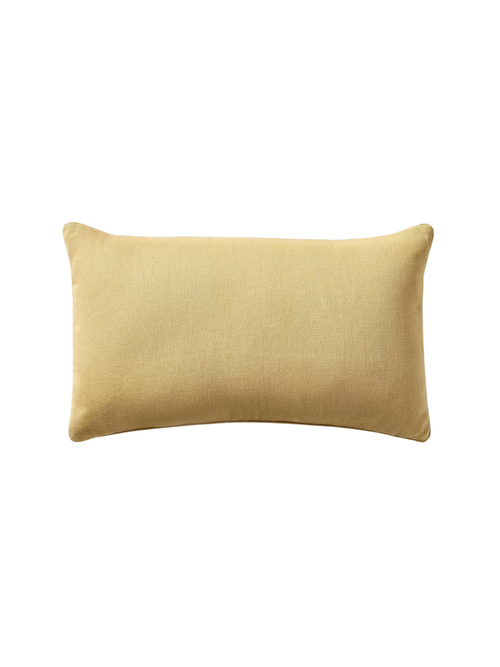 Lumbar Linen Throw Pillow 