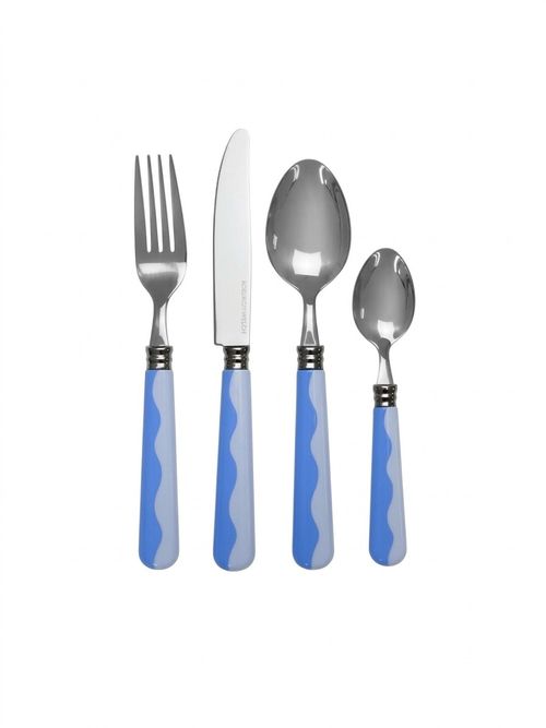Wave Cutlery - Periwinkle & Pale Blue 