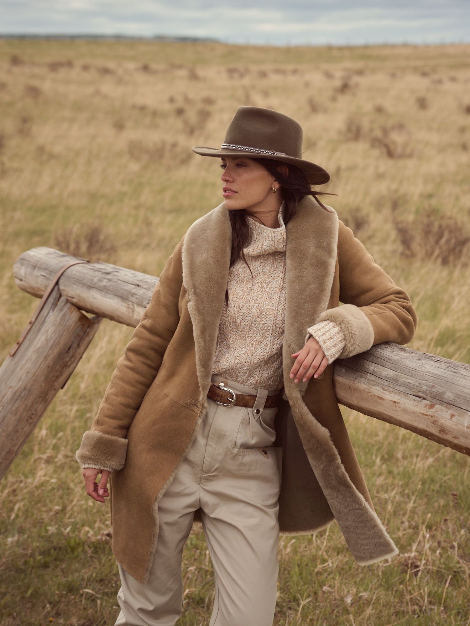 Overland, Nicole Sheepskin Coat
