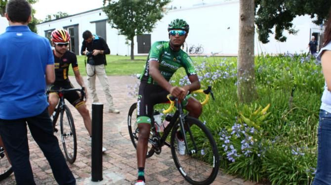 Natneal Berhane is one of three Eritreans on the team