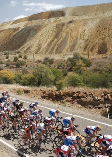 The pack passes the Santa Rita Mine.