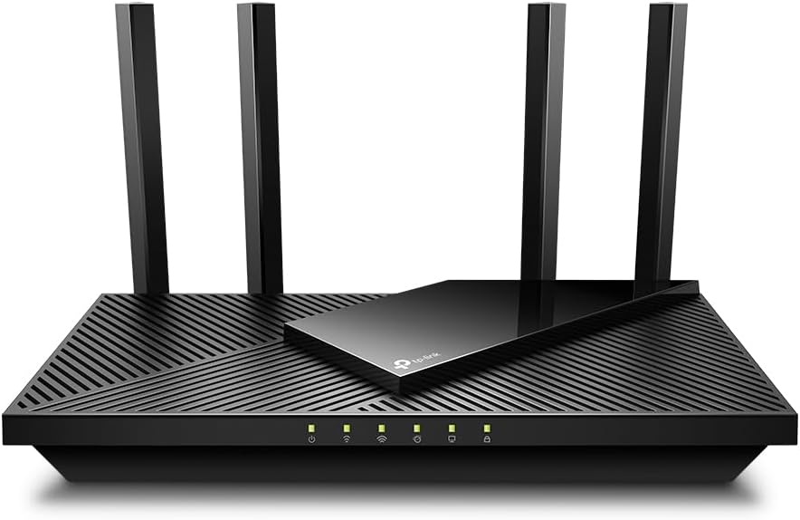 The TP-Link Archer AX21 router on a white background