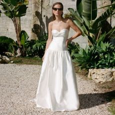 the own studio drop waist wedding dress