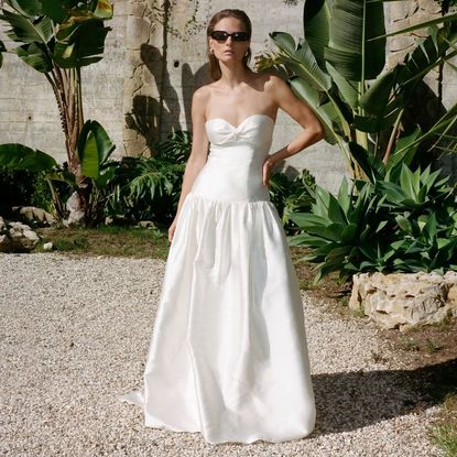 the own studio drop waist wedding dress