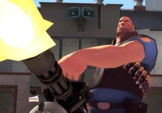 The Heavy Weapons Guy has undergone a major makeover for Team Fortress 2.