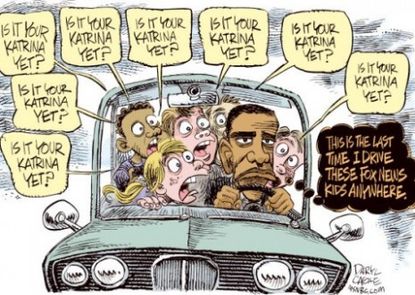 Behind the wheel of Obama's Katrina
