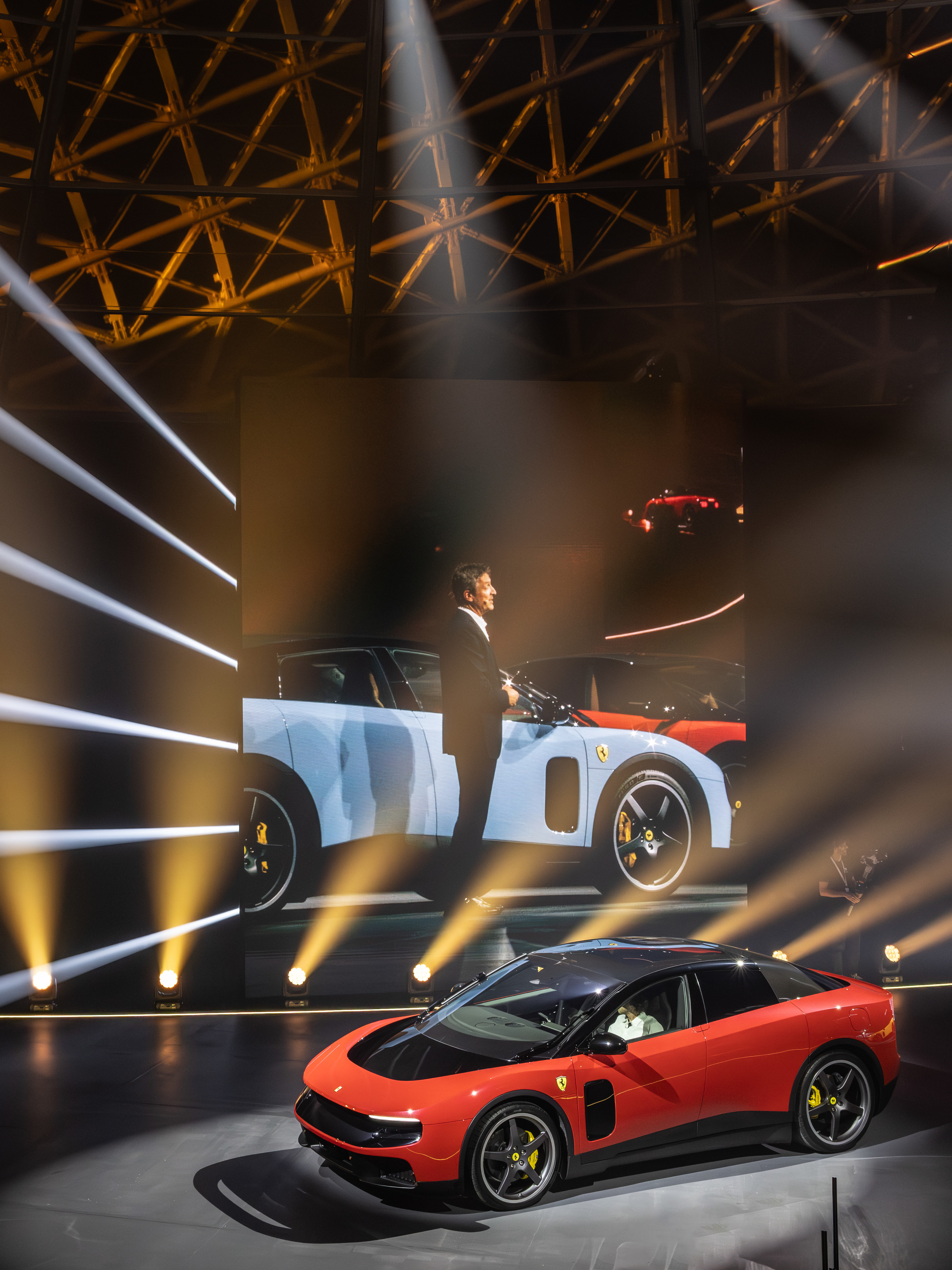 The Ferrari Luce launch event in Rome