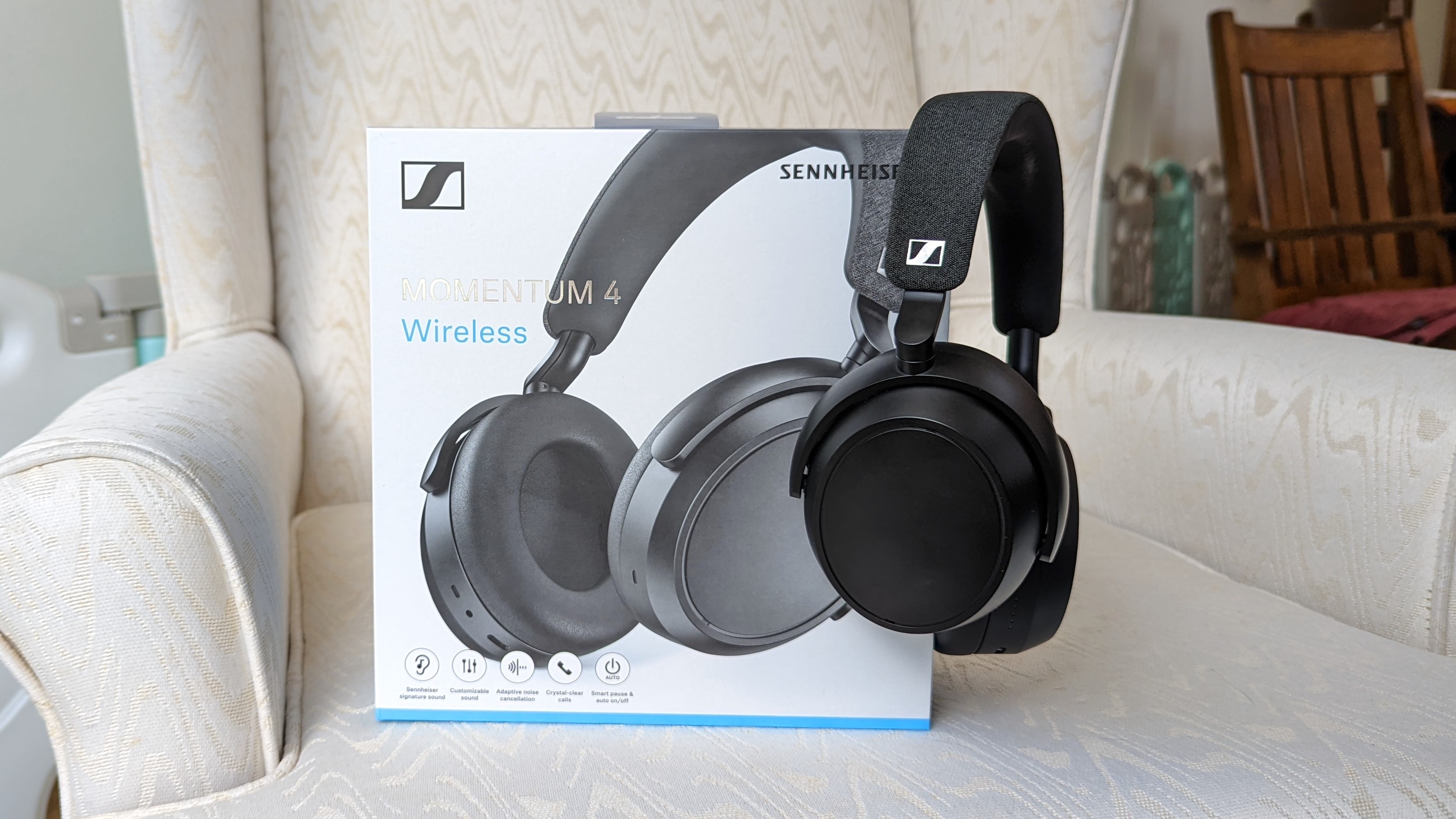 ブランド SENNHEISER momentum4 BLACK ワイヤード