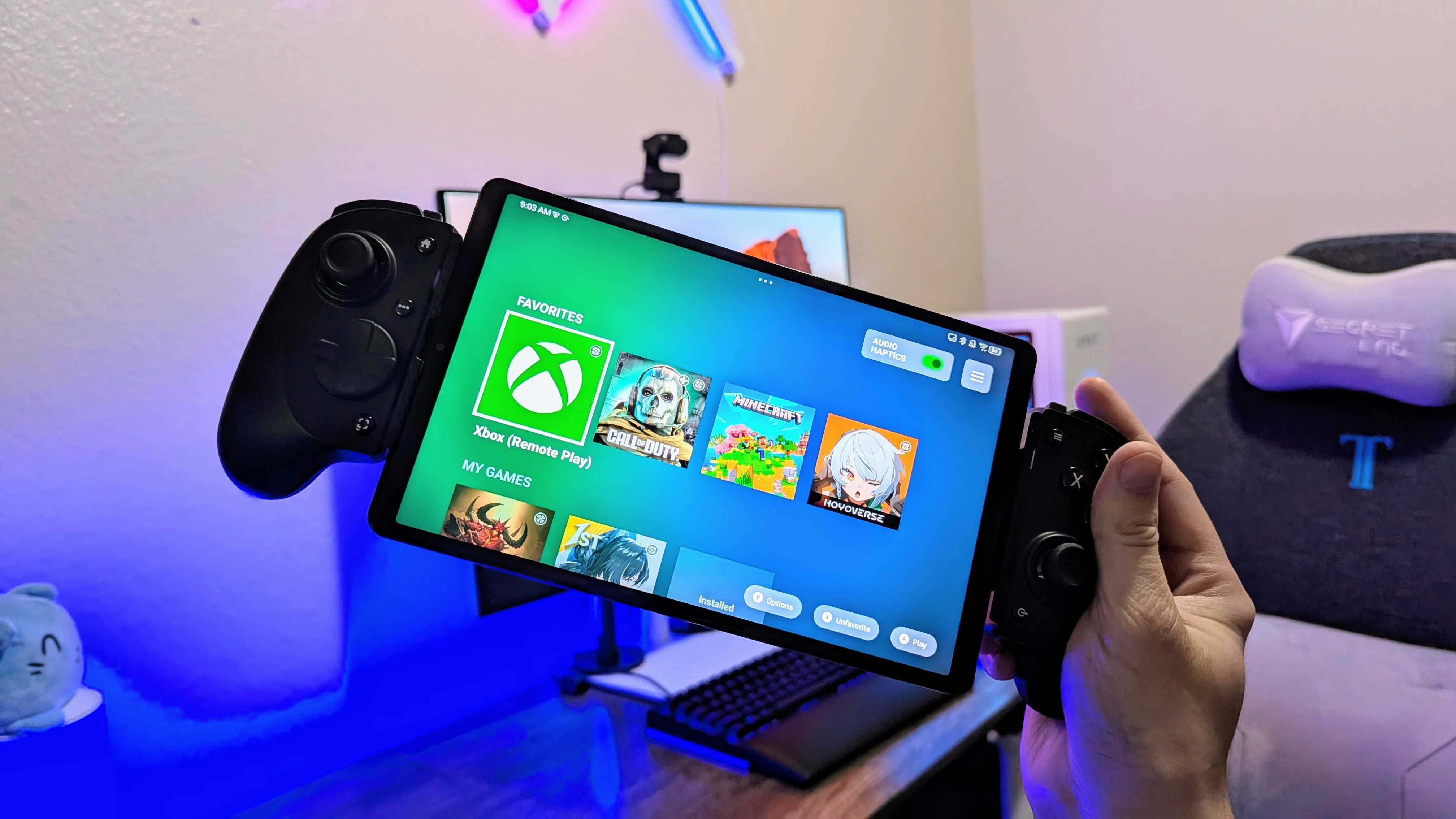 Image of the Razer Kishi V3 Pro mobile gaming controller.