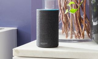 An Amazon Alexa smart speaker