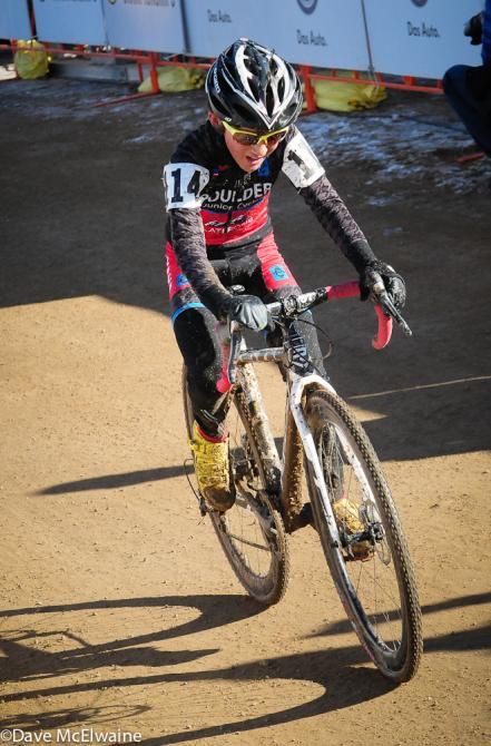Denzel Stephenson (Boulder Junior Cycling) winning the Junior National Championship