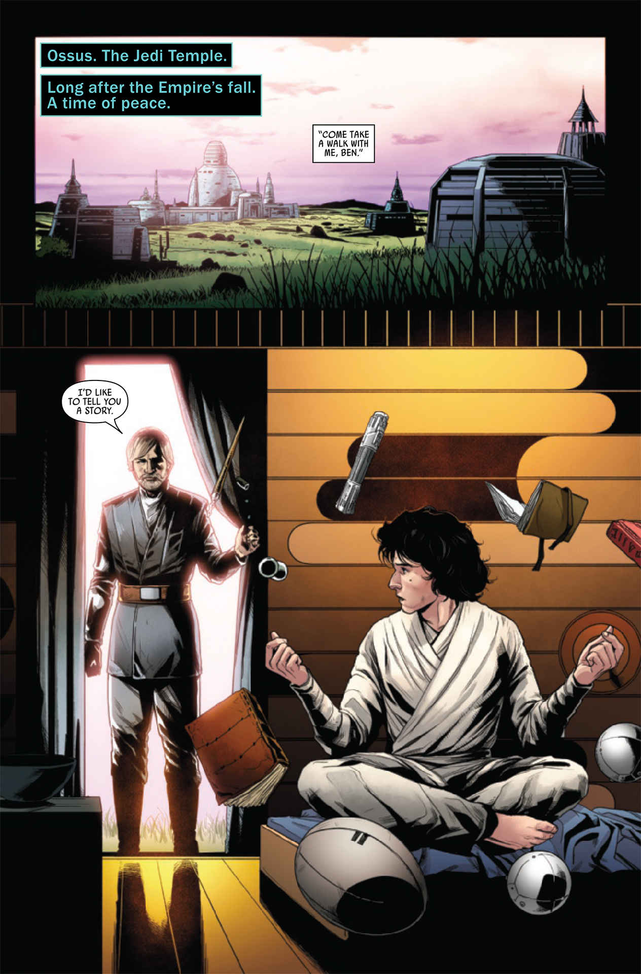 Star Wars #50 pone fin a la era actual de los cómics de Star Wars de Marvel con un enfrentamiento entre Luke Skywalker y Ben Solo.