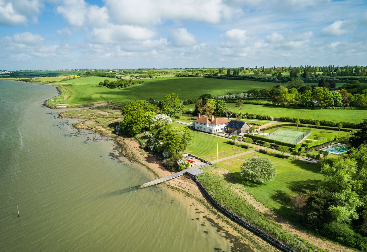 Tideways from the air.