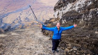 Climbing the Ol Doinyo Lengai volcanon in Tanzania
