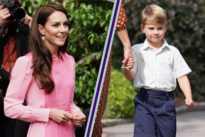 Kate Middleton and Prince Louis