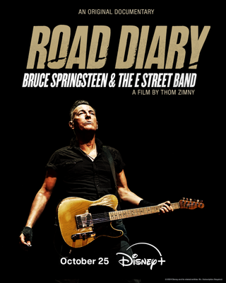 The official poster for "Road Diary: Bruce Springsteen & The E Street Band"