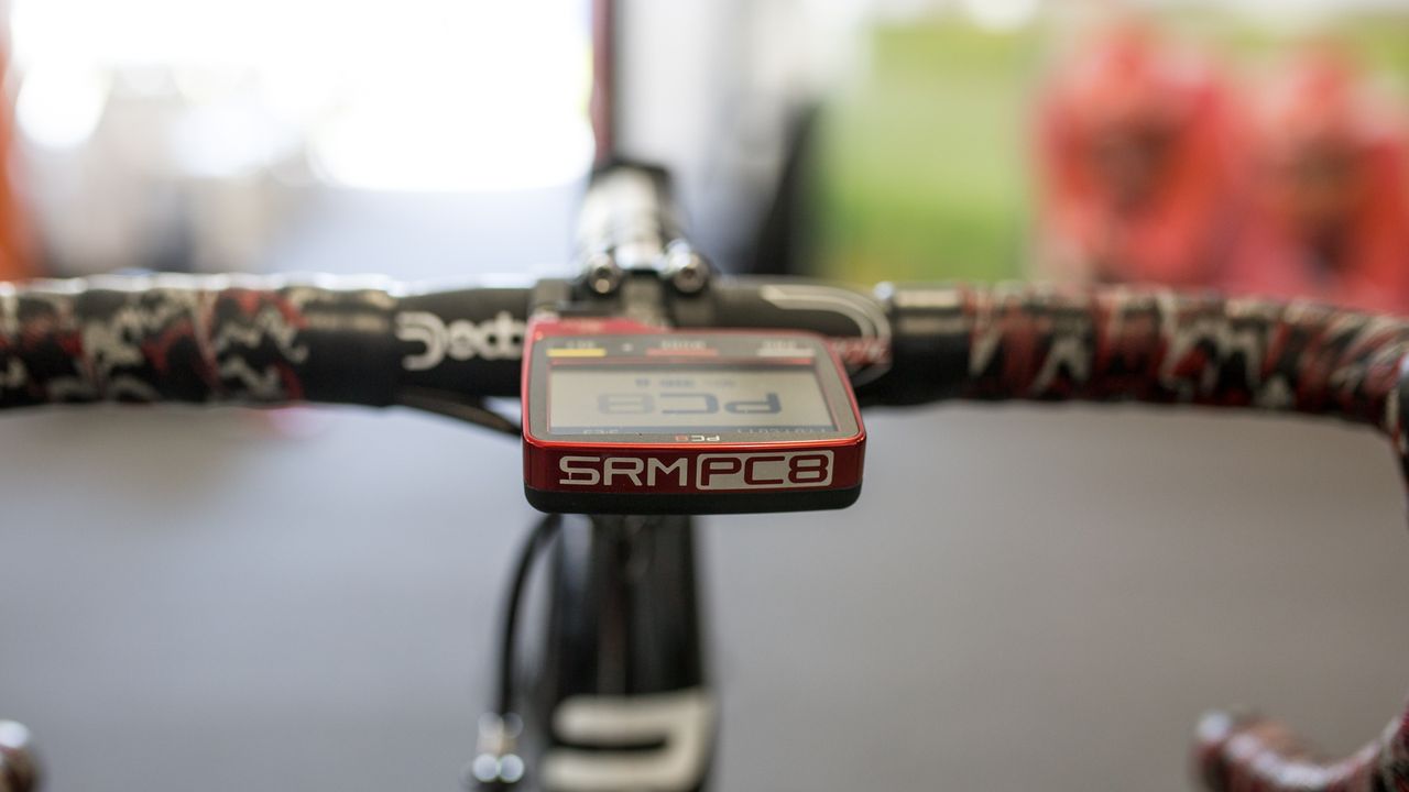 A colour coordinated SRM PC-8 headunit