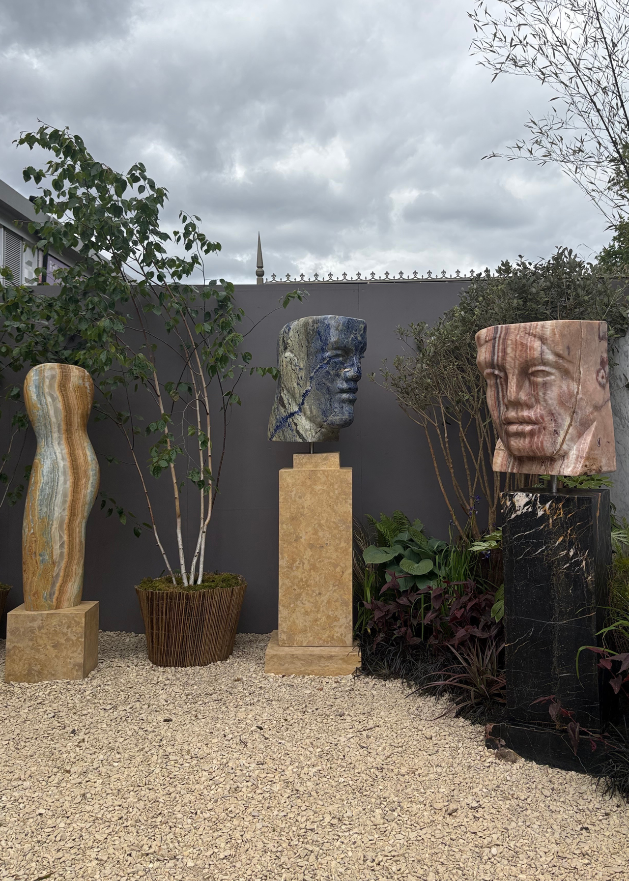 Maximalist outdoor sculptures by Paul Vanstone at the Chelsea Flower Show 2026