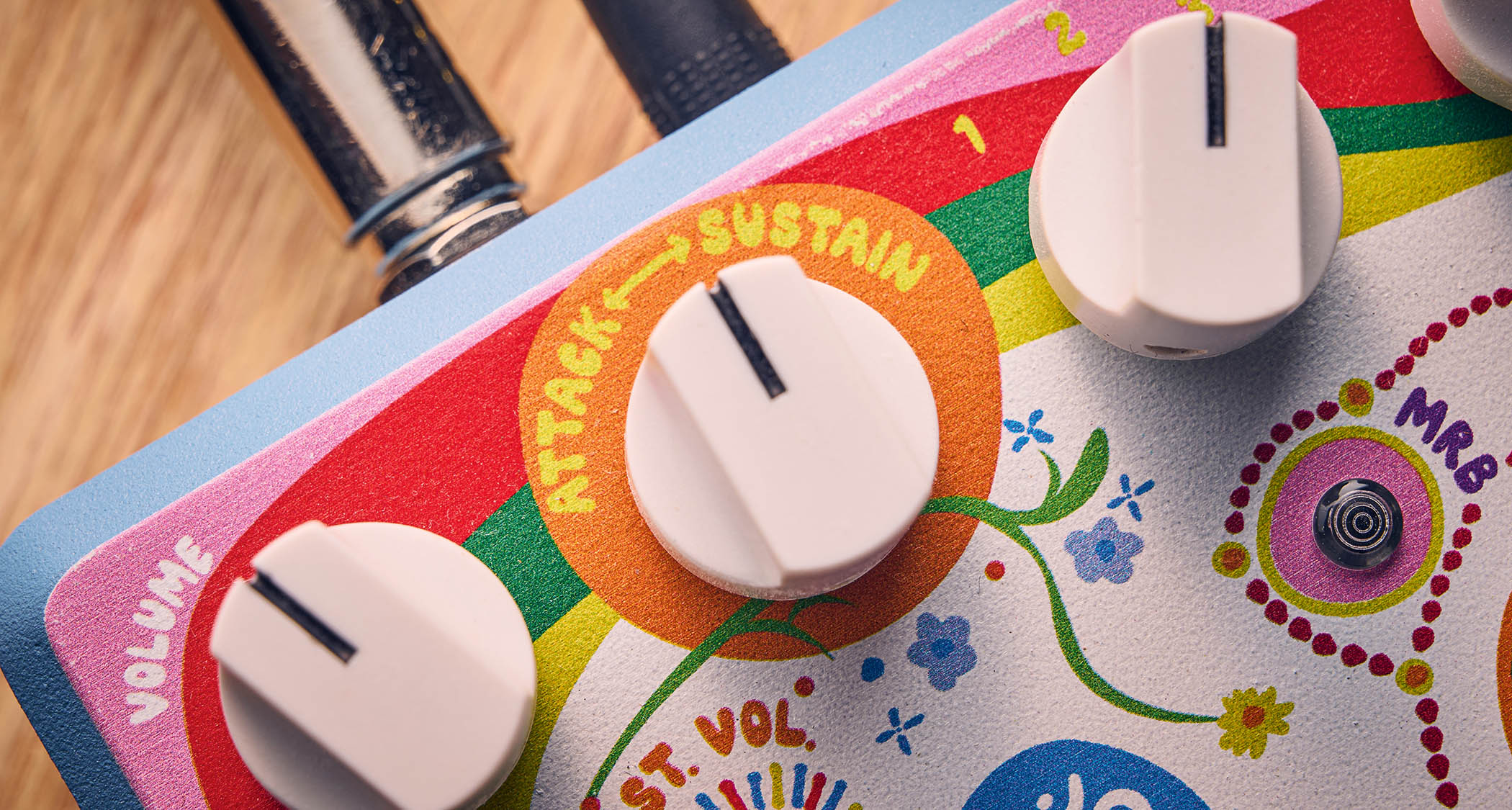 Aclam Go Rocky Go: the Beatles-inspired preamp pedal is decorated in psychedelic graphics