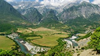 The Vjosa river in Albania