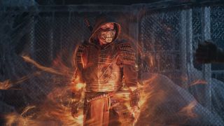 Hiroyuki Sanada as Scorpion in 2021's Mortal Kombat