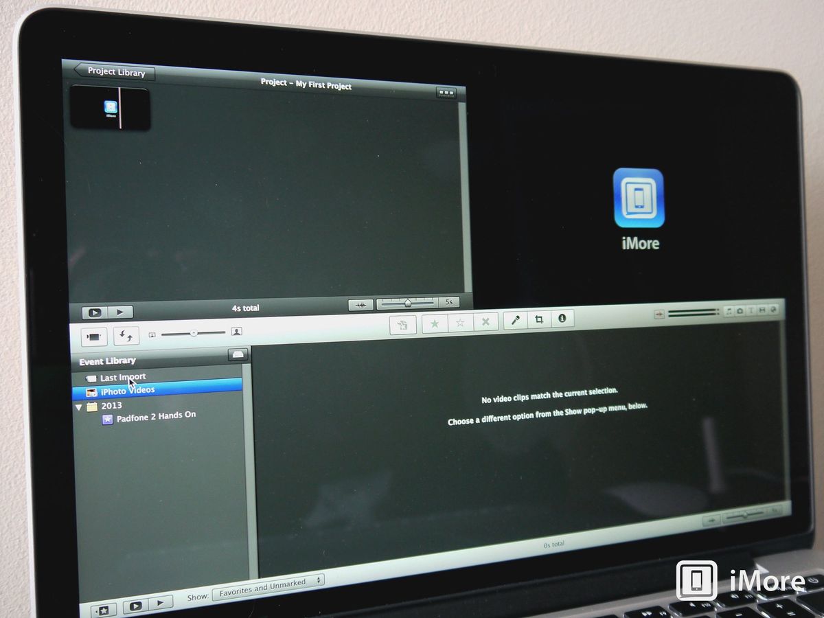 iMovie for Mac updated with older video card fix, updating improvement ...