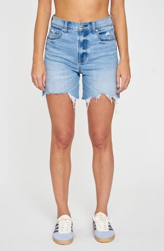 Sundaze High Waist Cutoff Denim Shorts