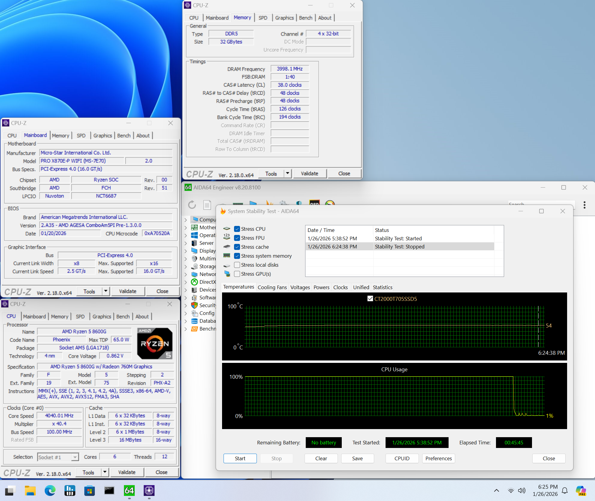 MSI Pro X870E-P Wifi