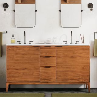 Parker Double Bathroom Vanity (63")