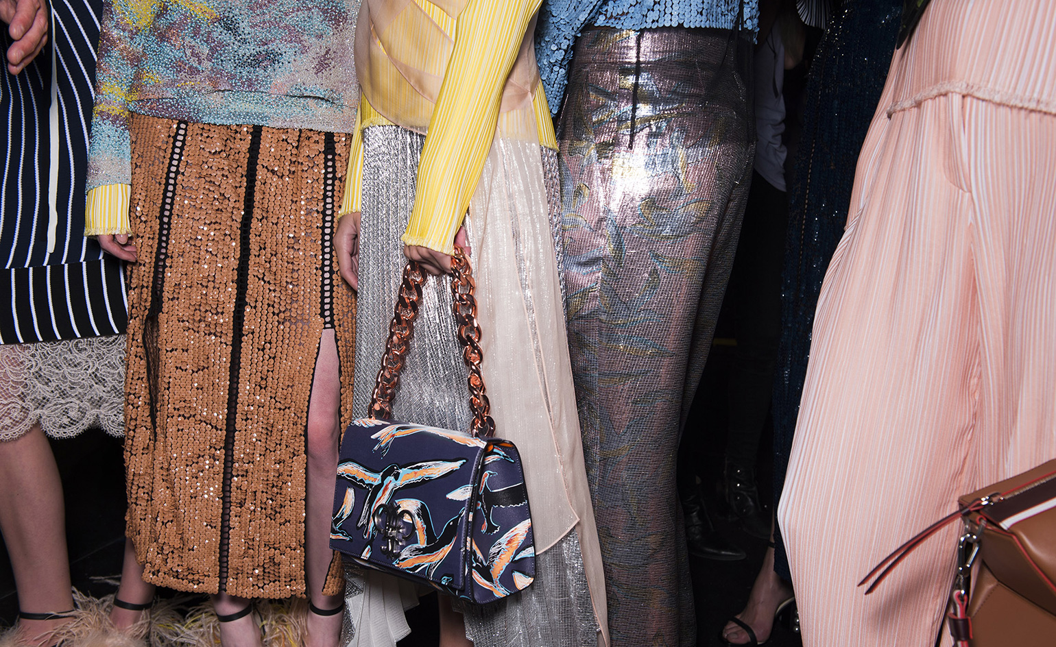 fashion week show with models