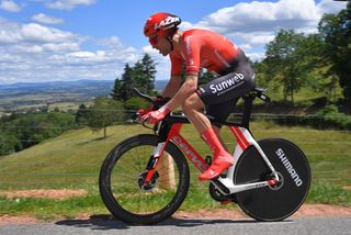 Tom Dumoulin in the Dauphine's stage 4 time trial