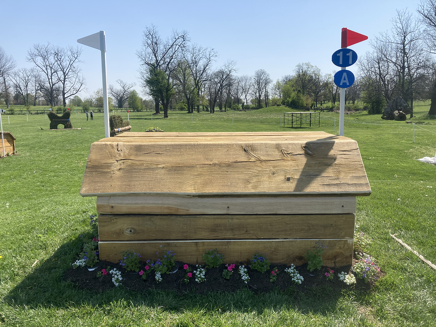 Kentucky Three-Day Event cross-country course fence 11a