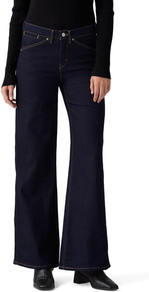 Levi's Women's 318 Shaping Wide-Leg Jeans (also Available in Plus), (new) Darkest Sky, 28