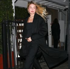Gigi Hadid all black date night outfit bradley cooper