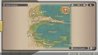 Maps of where to find legendaries in Pokemon Legends: Arceus