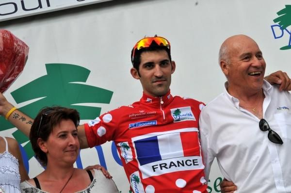 Geoffrey Soupe (French National Espoirs Team) leads the mountains classification.