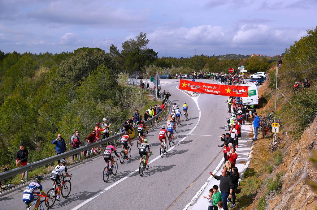 The riders on the final day circuit