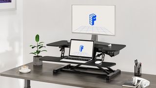 FlexiSpot Motorized Standing Desk Converter