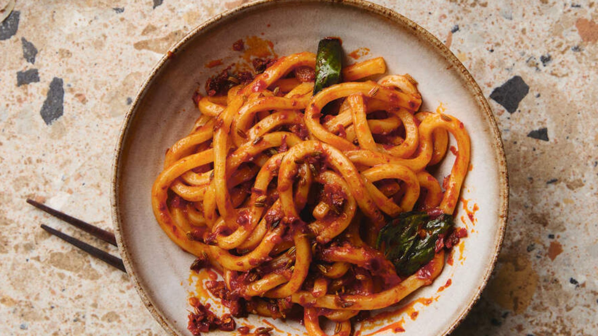 nduja and fennel seed udon