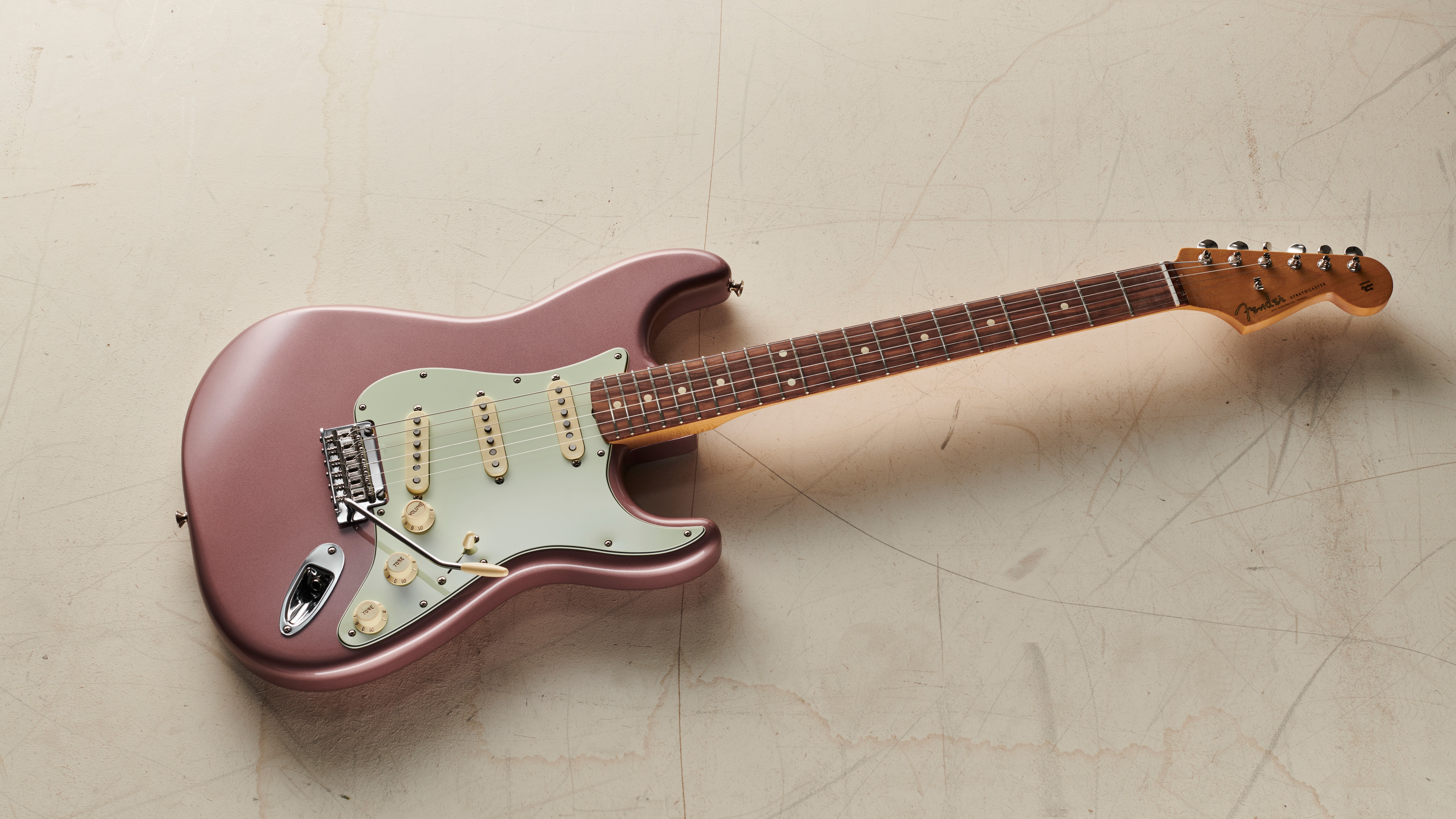 Fender Vintera '60s Stratocaster on an off-white background