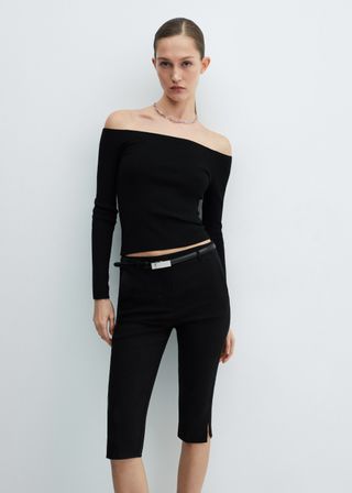 Belted Capri Trousers