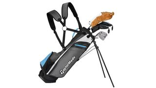 TaylorMade Rory Junior Package Set that features McIlroy's signature headcover