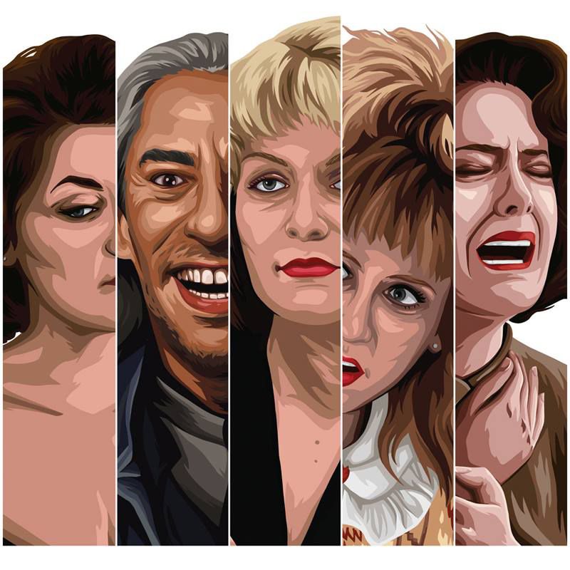 Twin Peaks illustration by Sabrina Parolin.