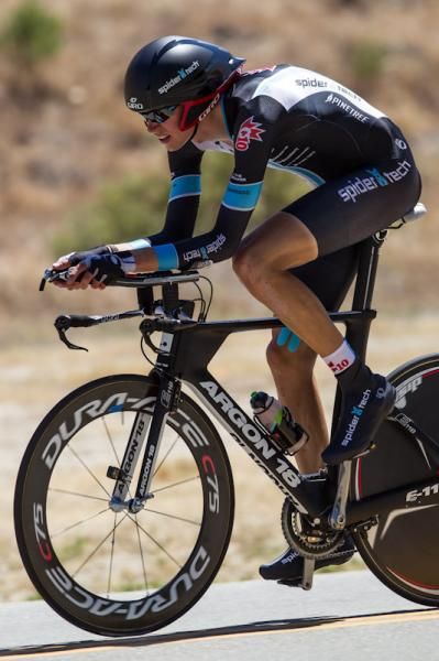David Boily (Spidertech) putting in a good ride.