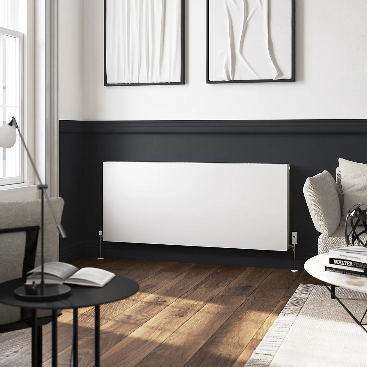 GoodHome Flat White Type 22 Double Panel Radiator