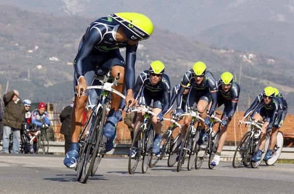 The Movistar team came unhinged.