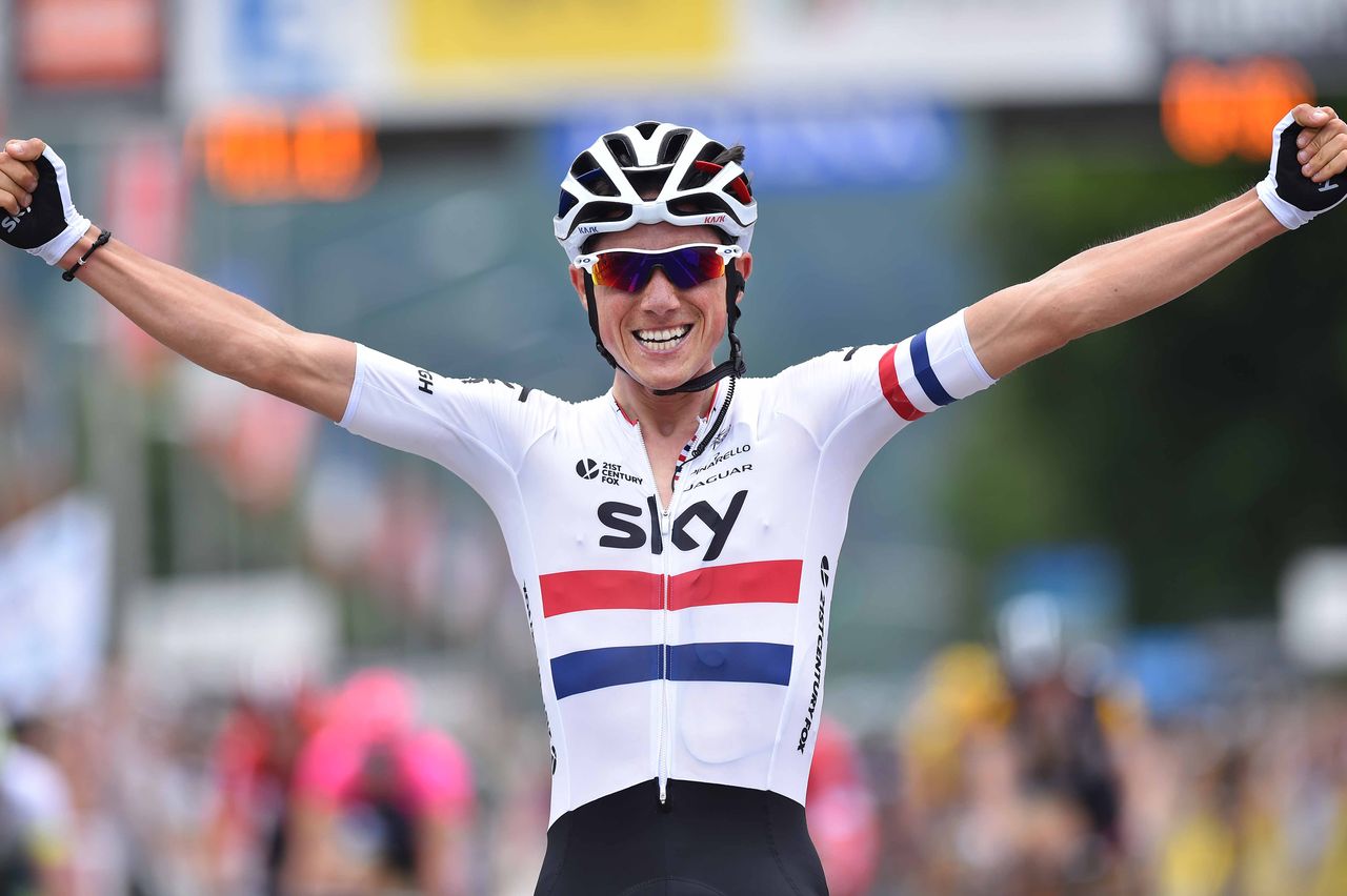 Peter Kennaugh wins stage 1 of the Dauphin&eacute;