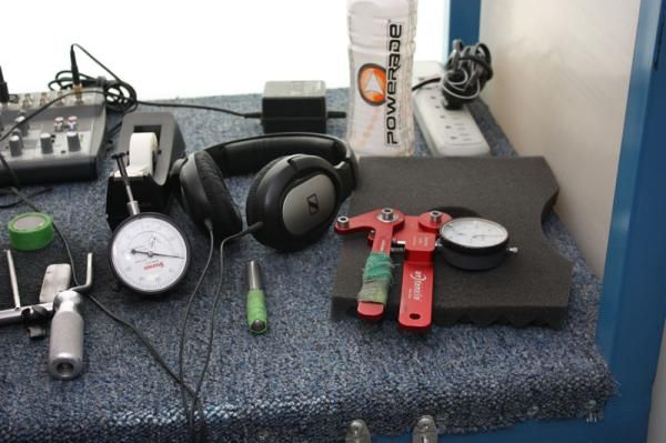 Each Easton wheel builder has an arsenal of tools at his disposal.