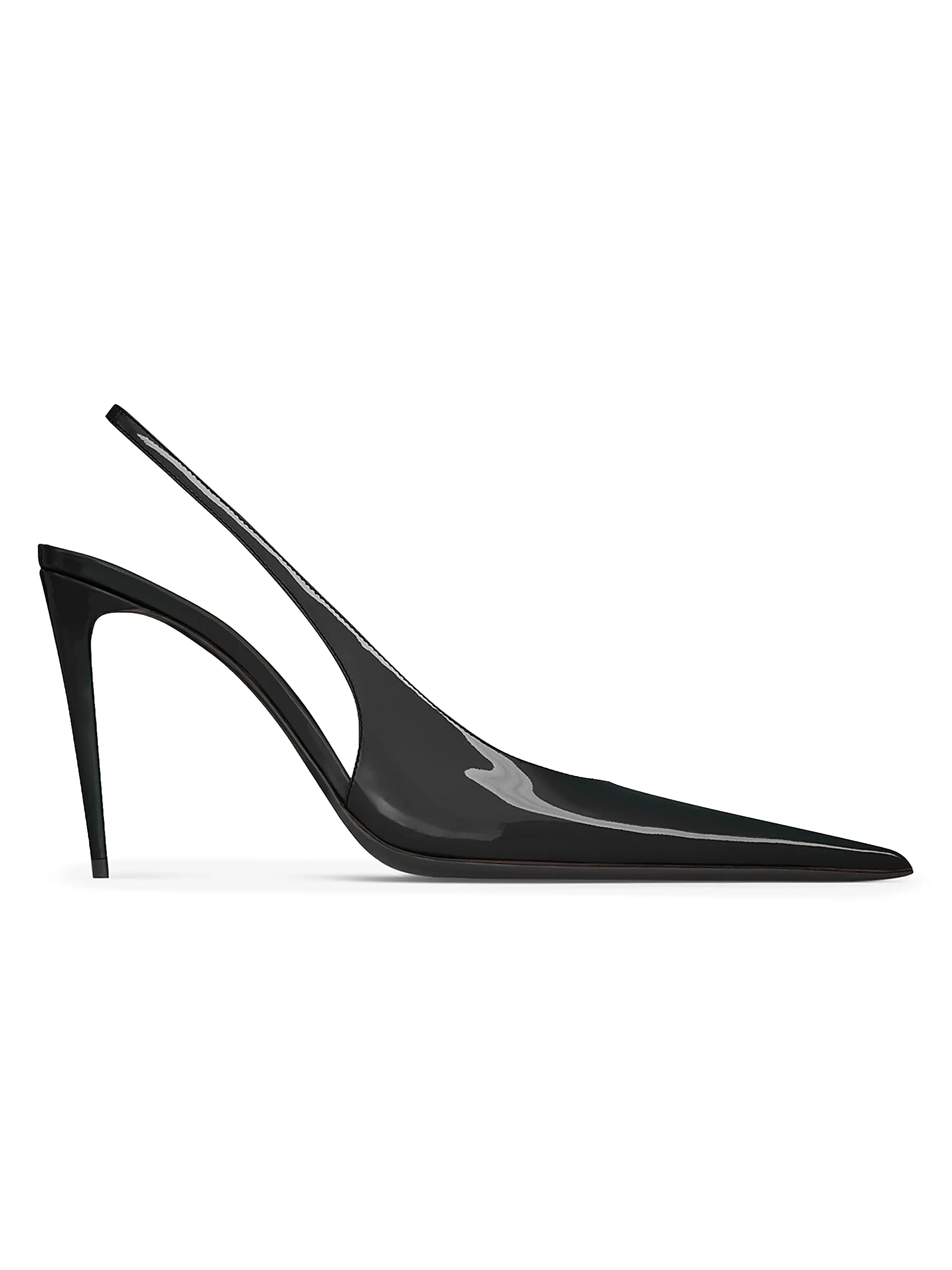 Patent Leather Guermantes Slingback Pumps